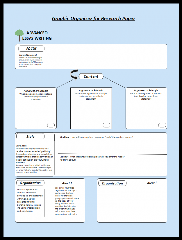 Free Editable Graphic Organizer for Research Paper  EdrawMax Online