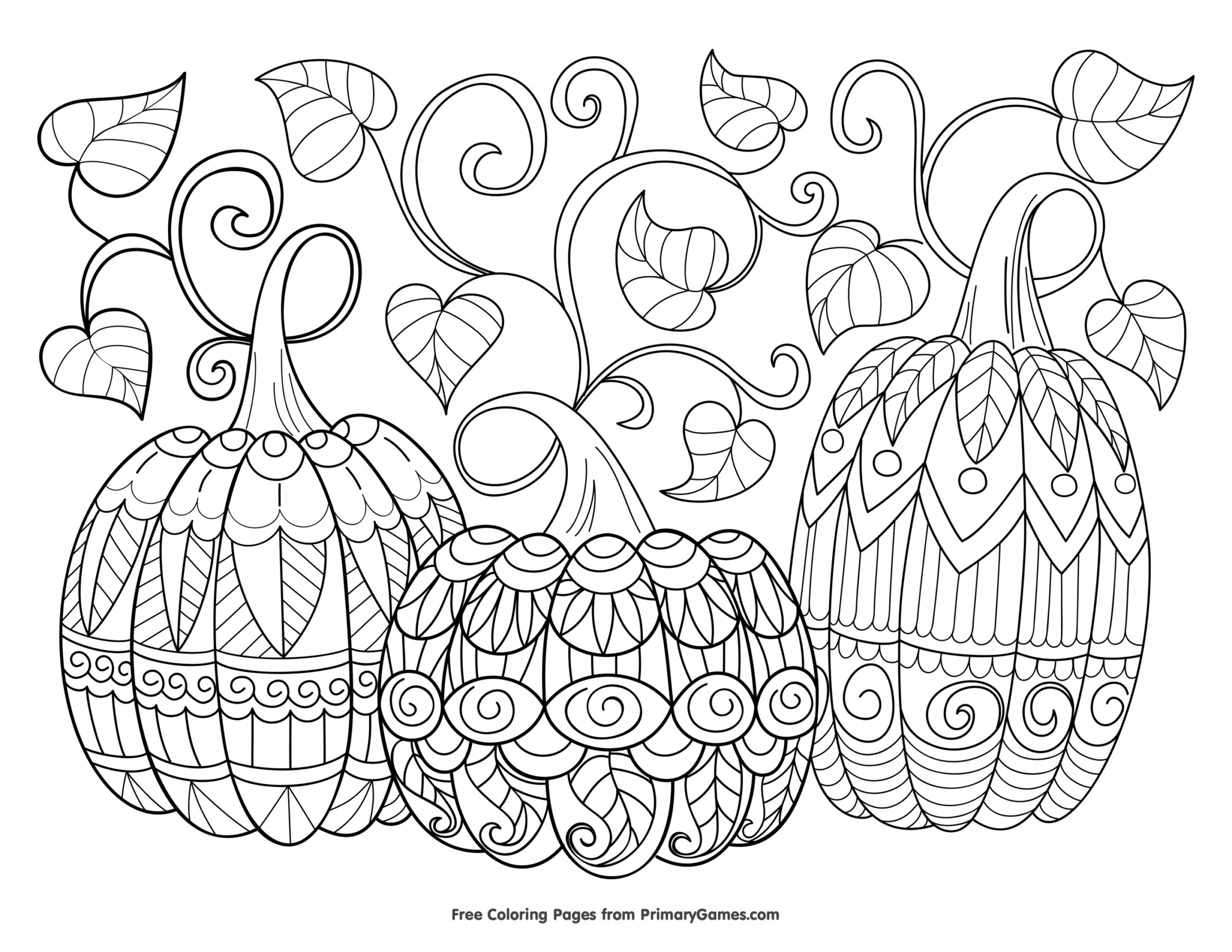 + FREE Halloween Coloring Pages for Adults & Kids - Happiness is