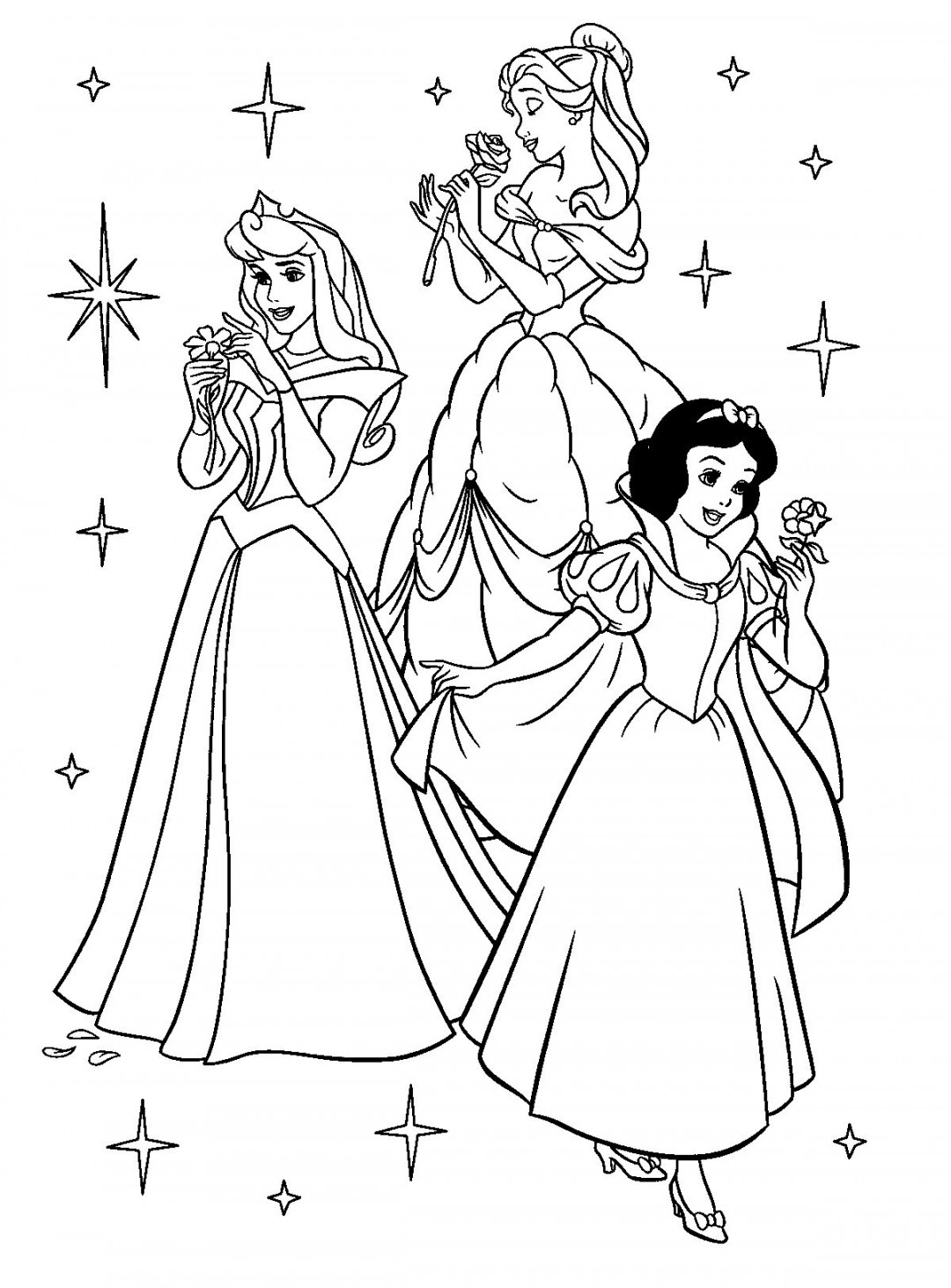 Free Printable Disney Princess Coloring Pages For Kids  Cartoon