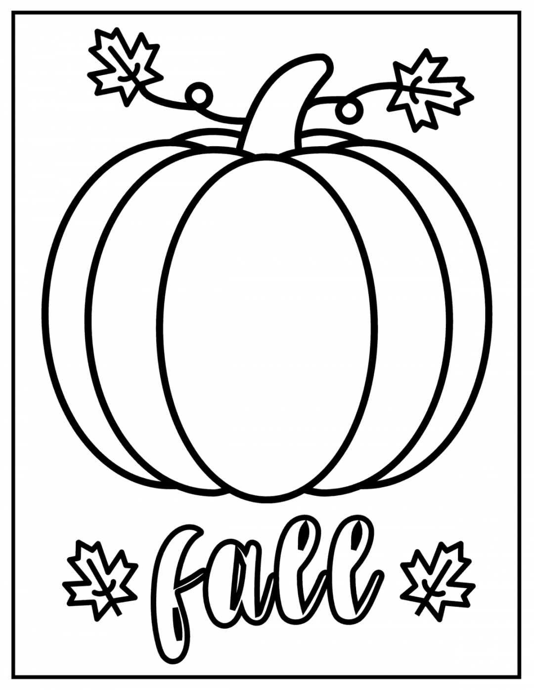 Free Printable Fall Coloring Pages - Prudent Penny Pincher