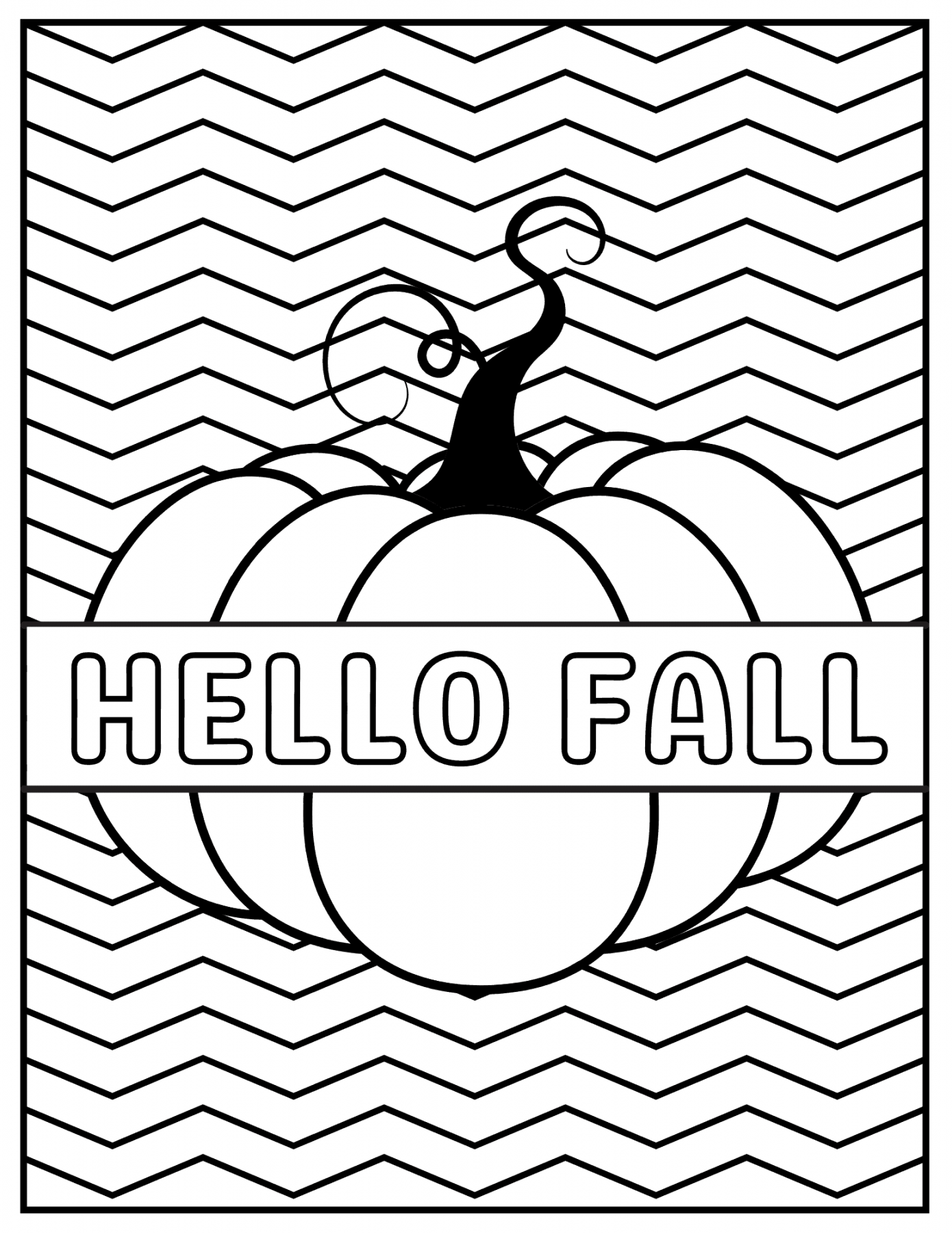 Free Printable Fall Coloring Pages - Prudent Penny Pincher