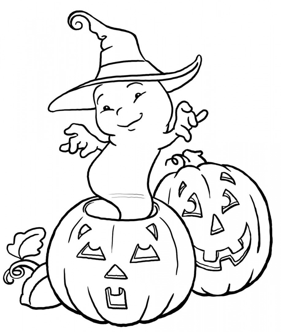 Free Printable Ghost Coloring Pages For Kids  Pumpkin coloring