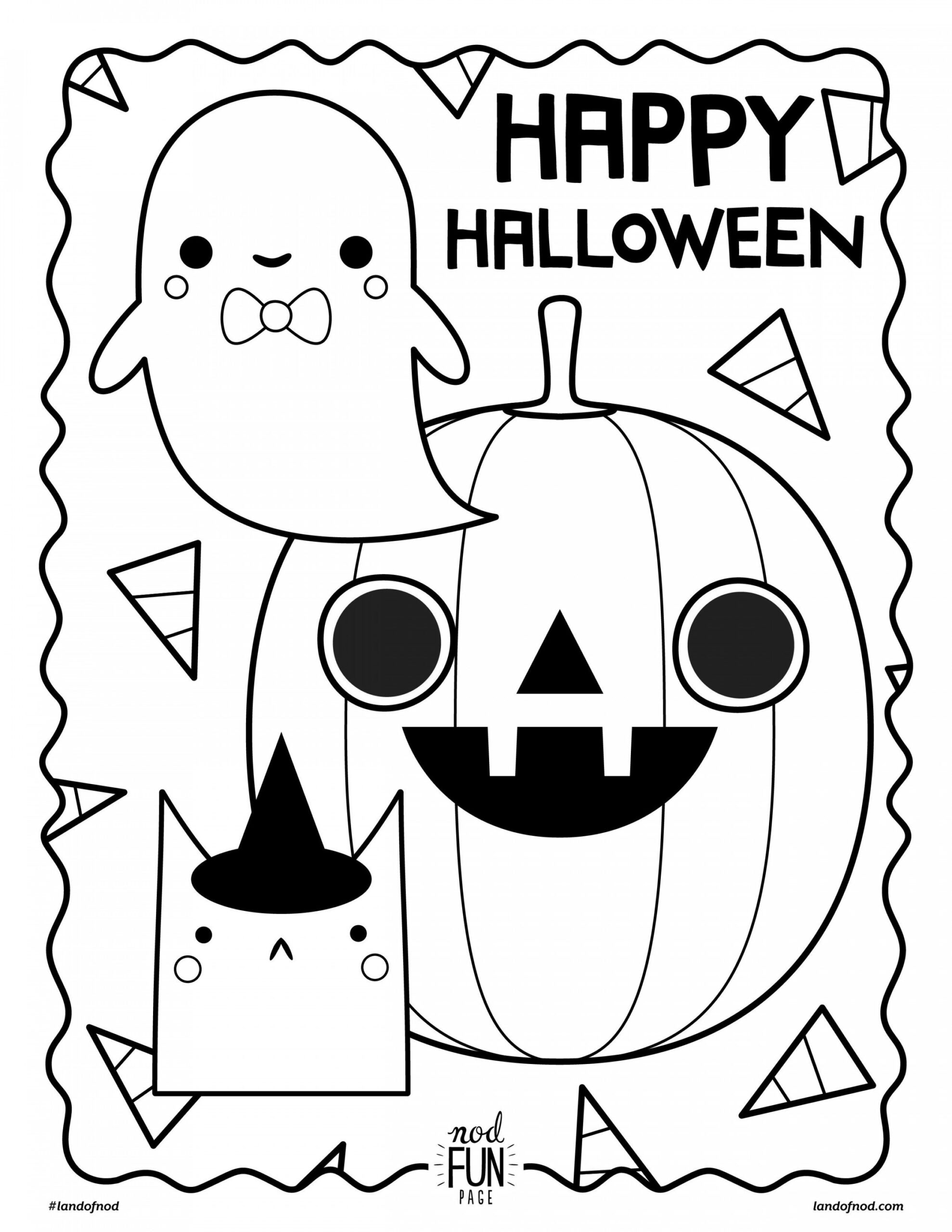 Free Printable Halloween Coloring Page  Crate&Kids Blog