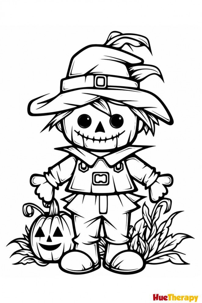 Free Printable Halloween Coloring Pages for Kids in