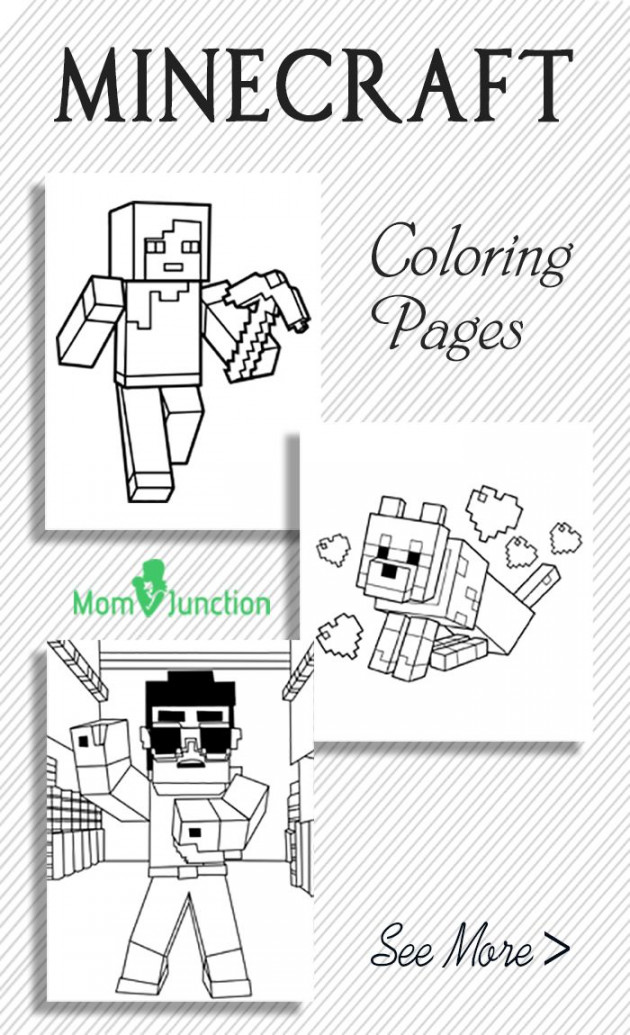 Free Printable Minecraft Coloring Pages For Toddlers