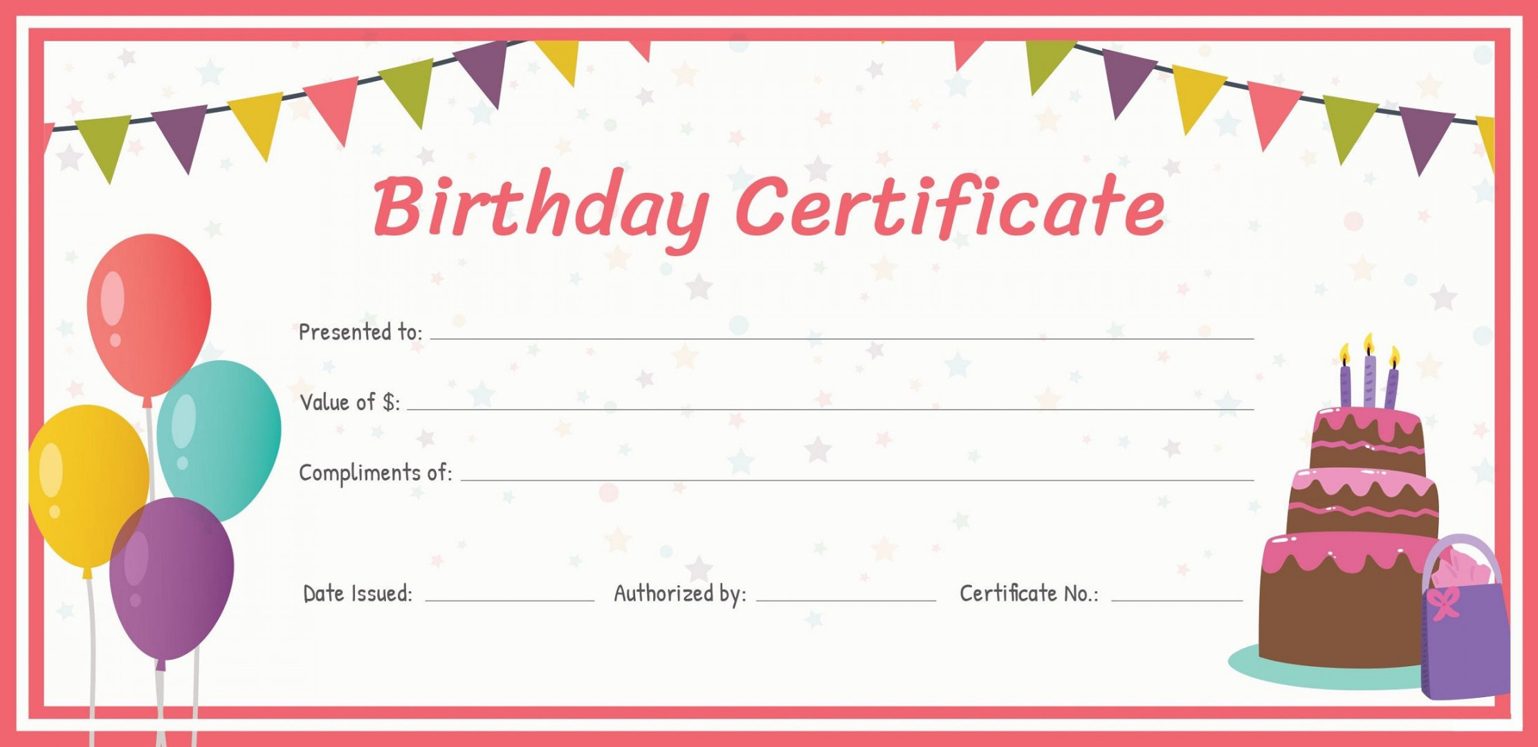 Gift Certificate Templates to Print for Free  Free gift