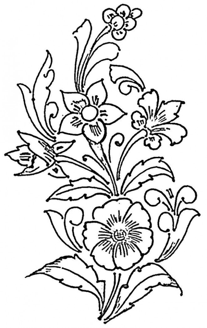 Glass painting patterns, Simple flower drawing, Glass painting designs