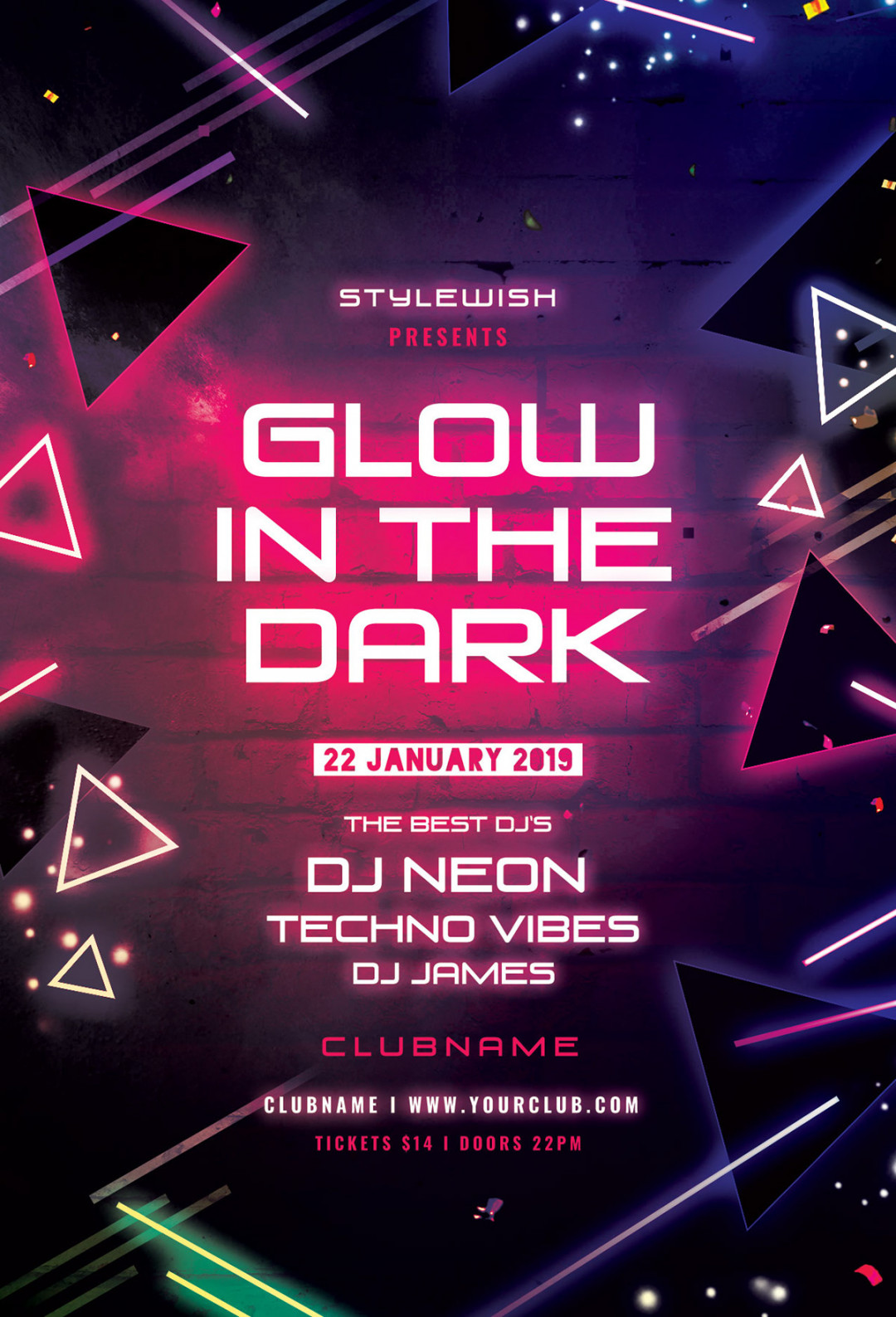 Glow In The Dark Flyer on Behance