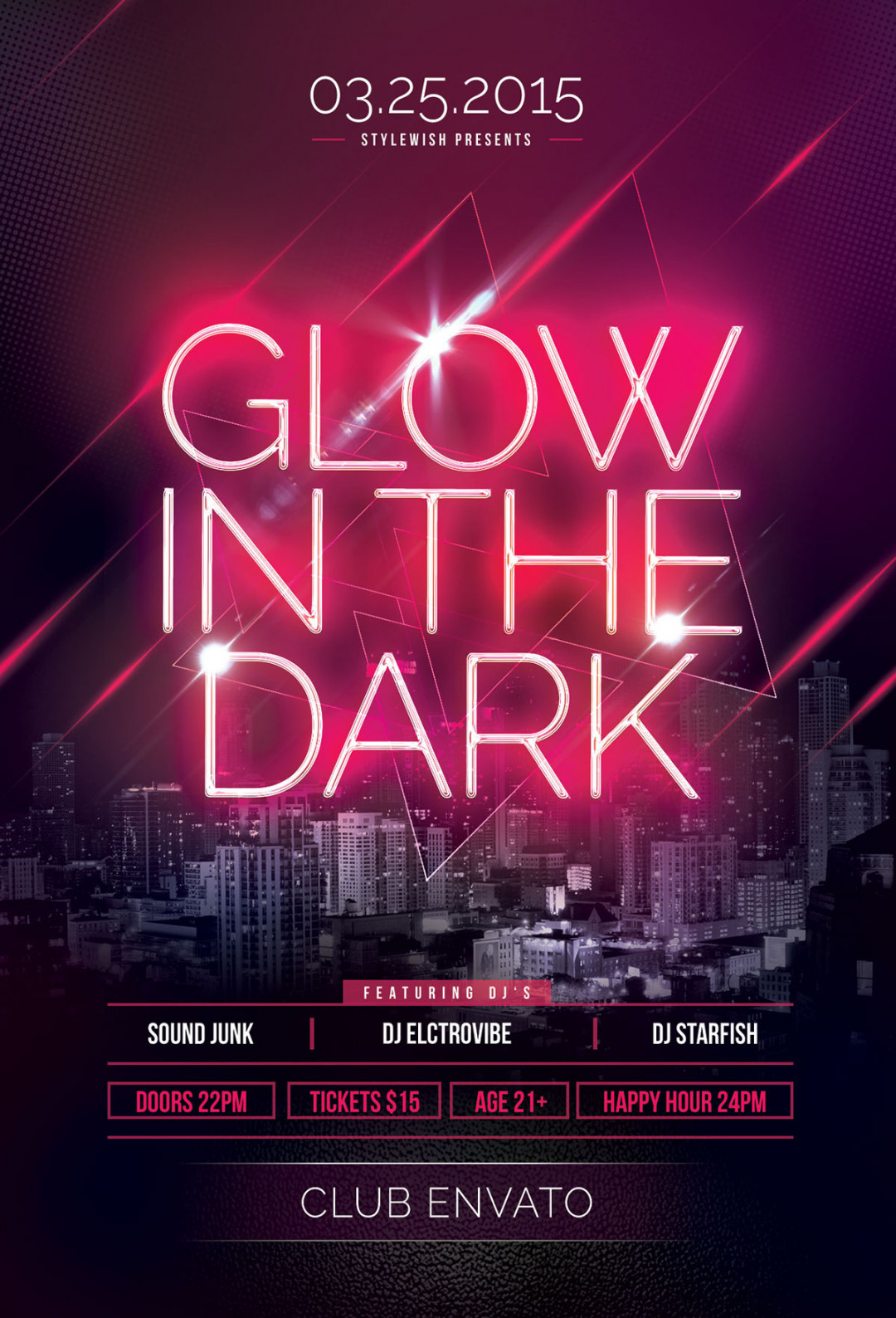 Glow In The Dark Poster Designs on Behance