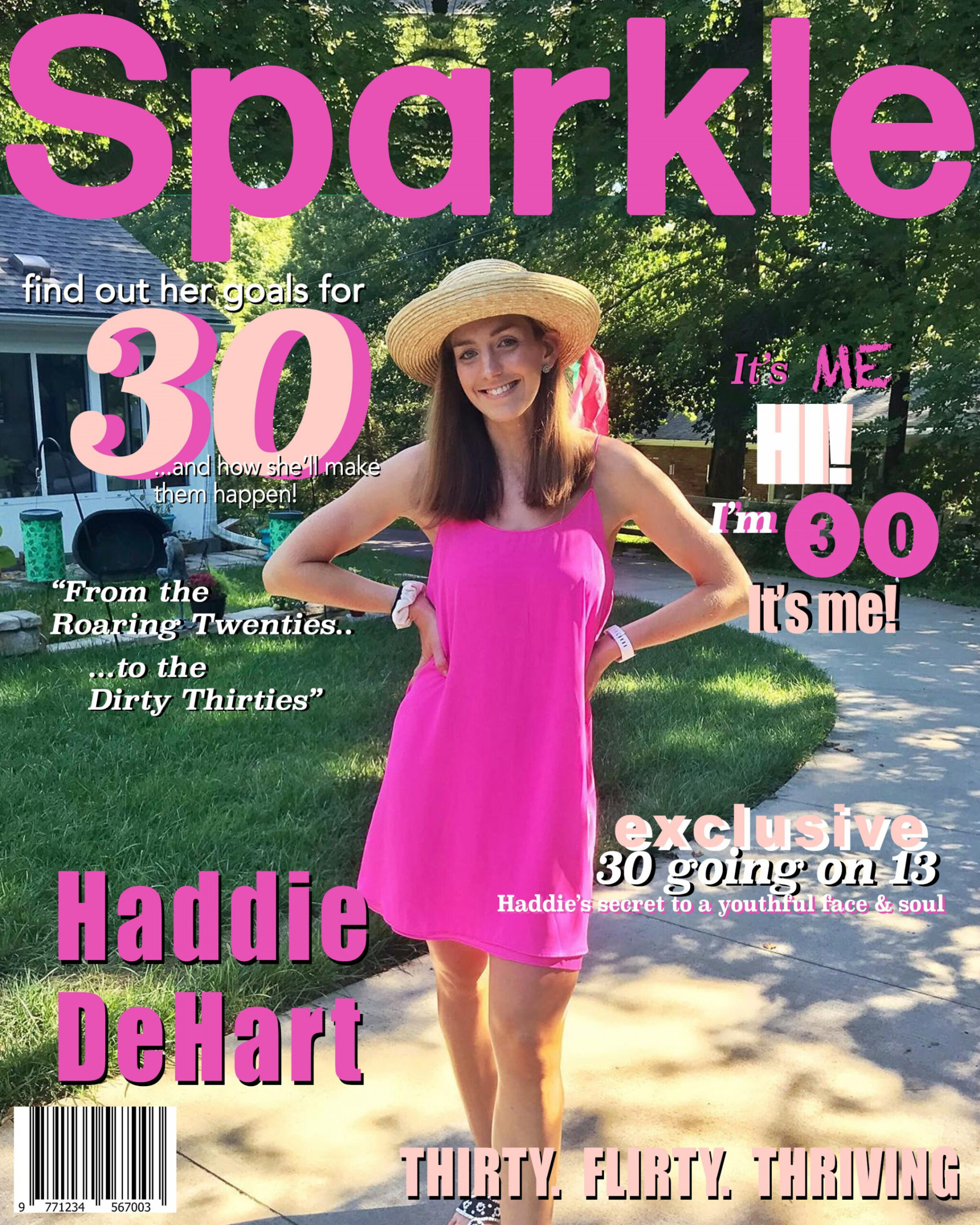 Going on  Custom Sparkle Magazine Cover - Etsy