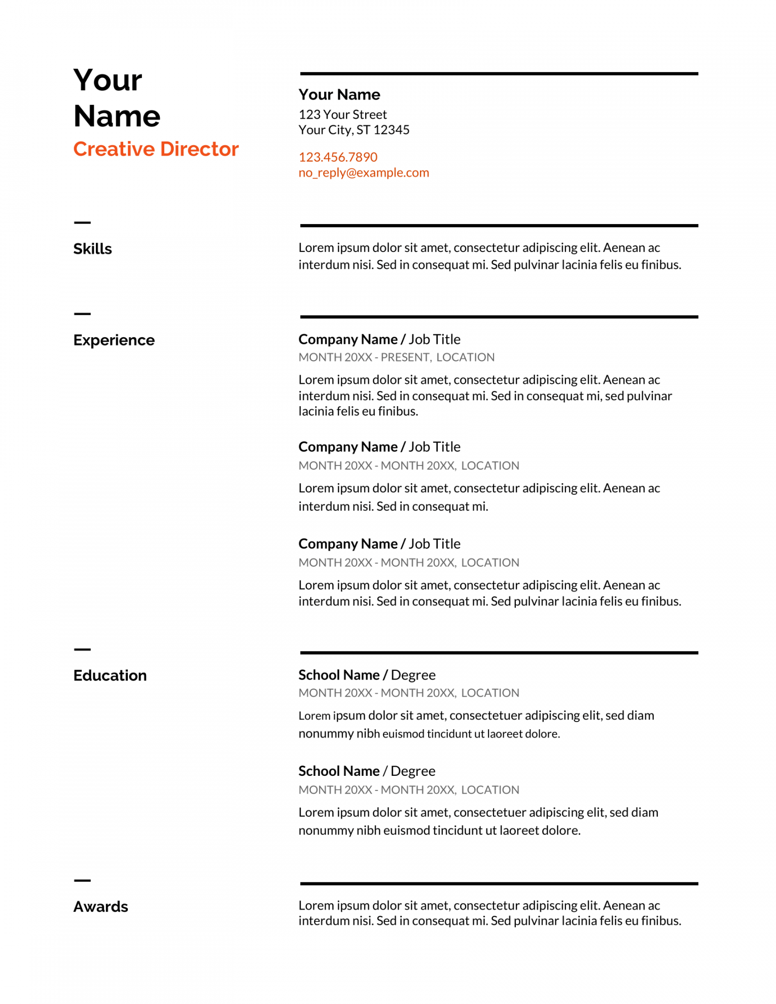 + Google Docs Resume Templates [Download Now]