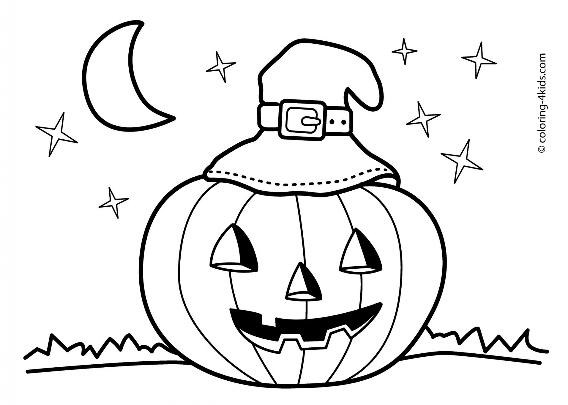 Halloween Coloring Pages For Kids Coloring Page Fabulous Halloween