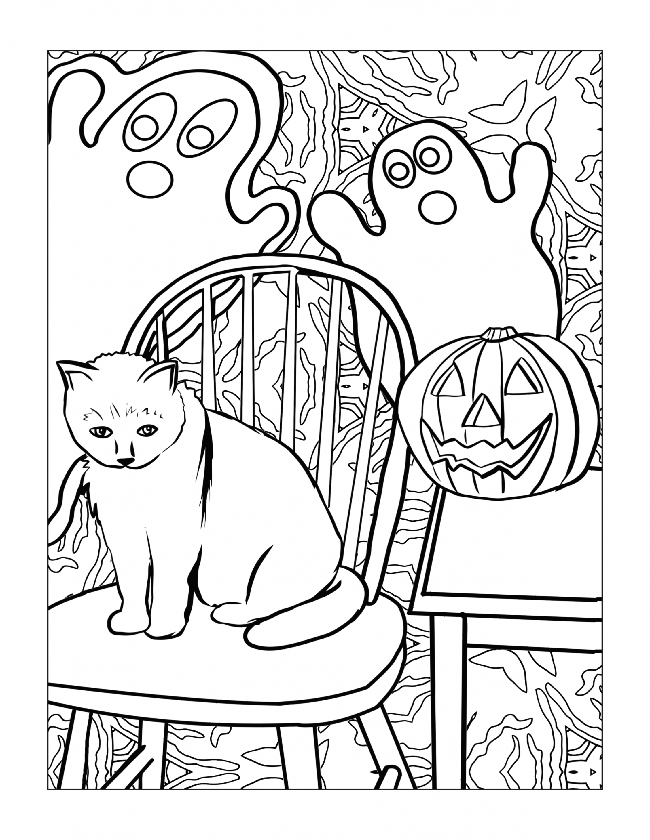 Halloween Coloring Pages for Older Kids - Gift of Curiosity