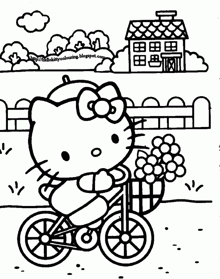 HELLO KITTY COLORING: HELLO KITTY COLORING SHEETS