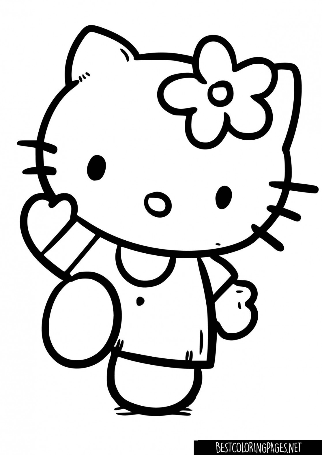 Hello Kitty coloring pages - Bestcoloringpages