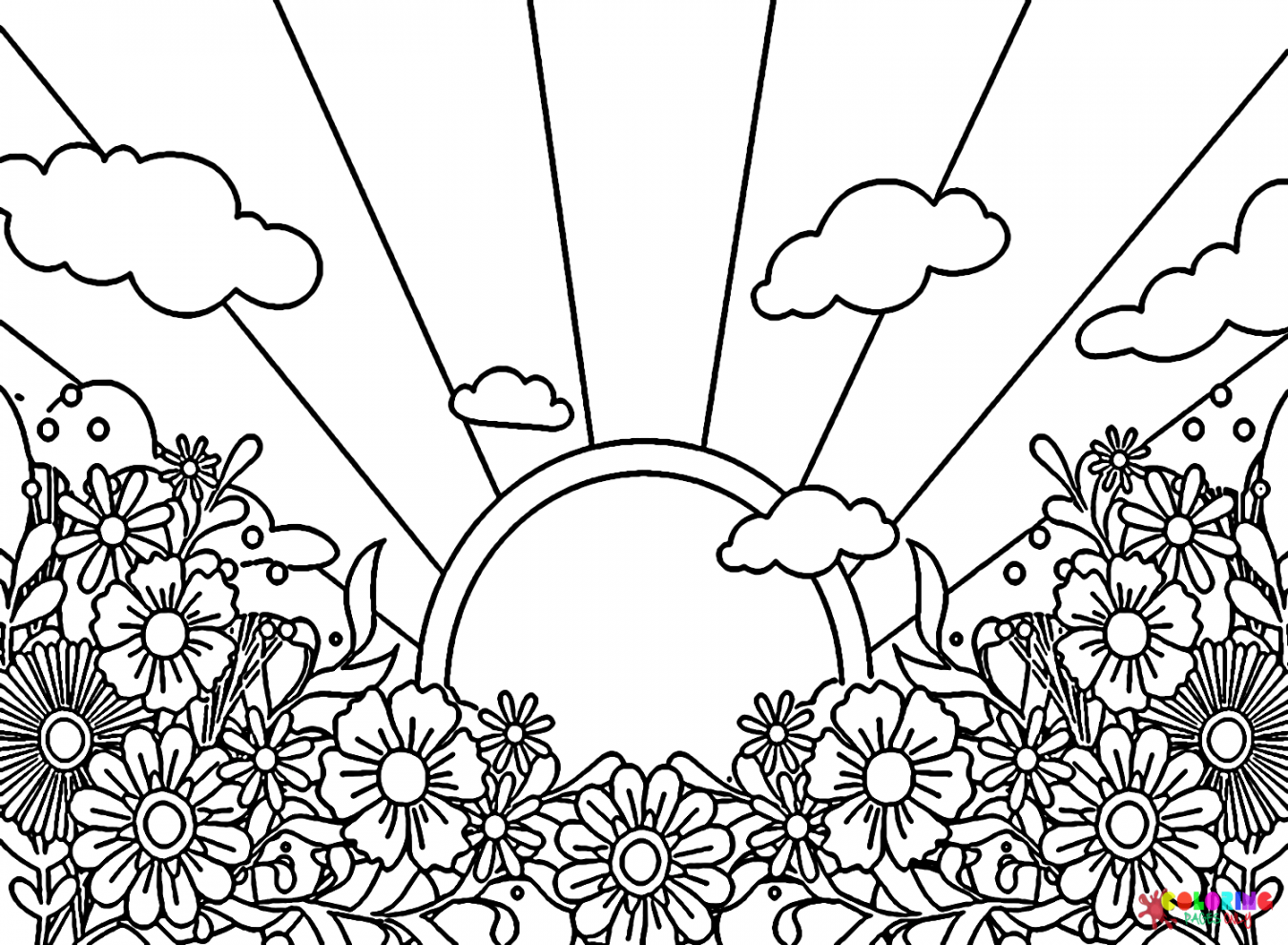 Hippie Coloring Pages - Coloring Pages For Kids And Adults in