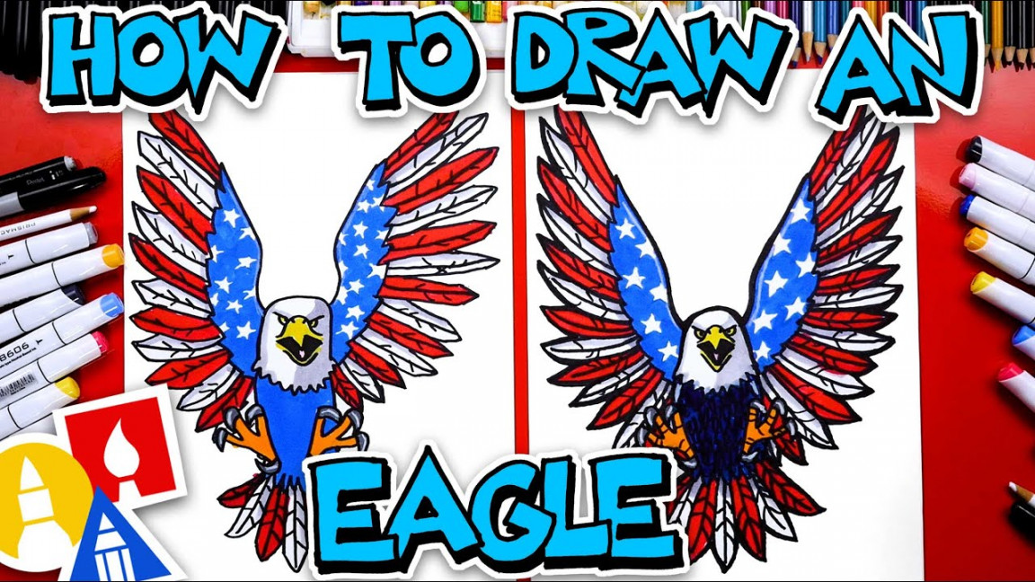 How To Draw A Patriotic Eagle