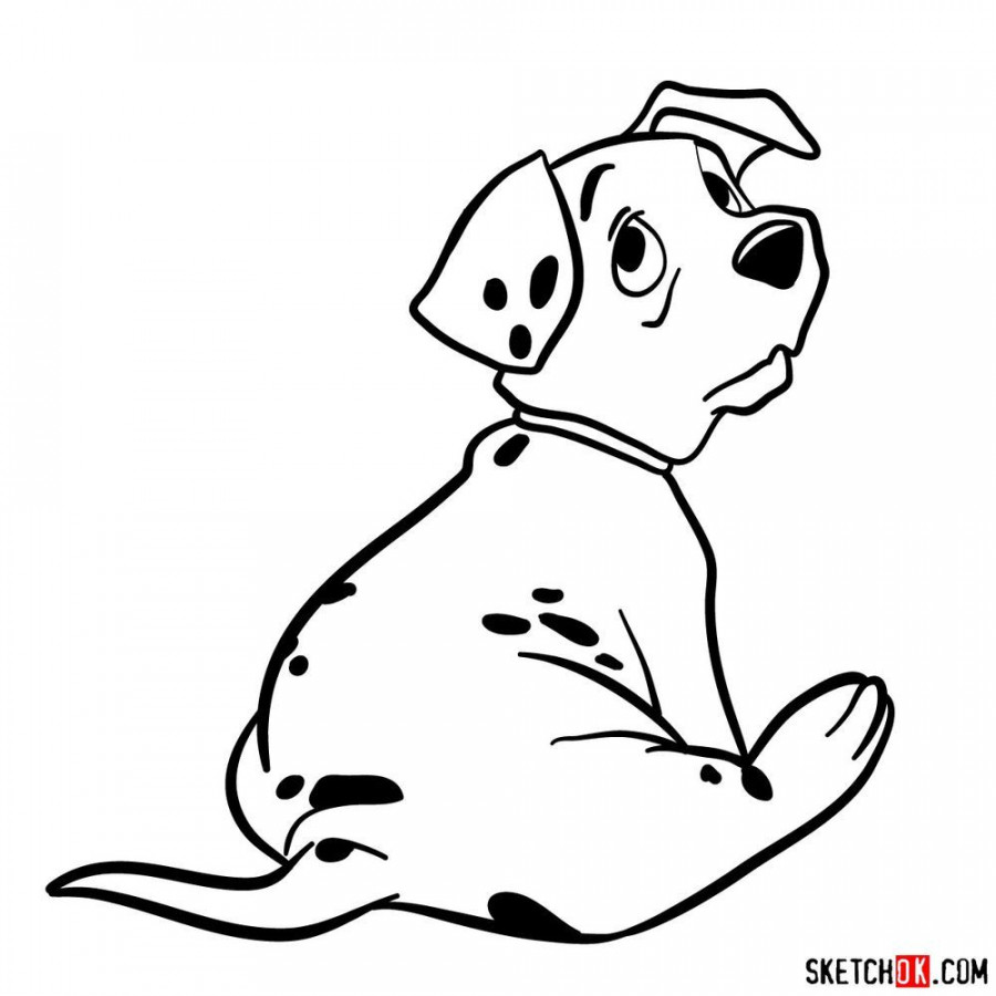 How to draw Rolly from  Dalmatians  Easy drawings, Disney