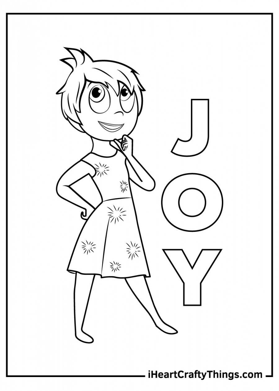 Inside Out Coloring Pages (% Free Printables)