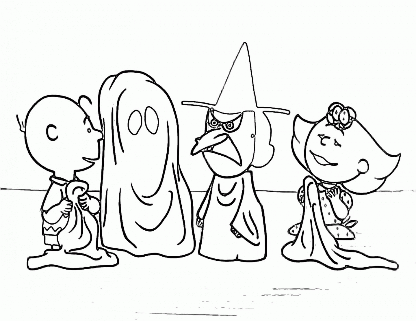 Its The Great Pumpkin Charlie Brown Coloring Pages - AZ