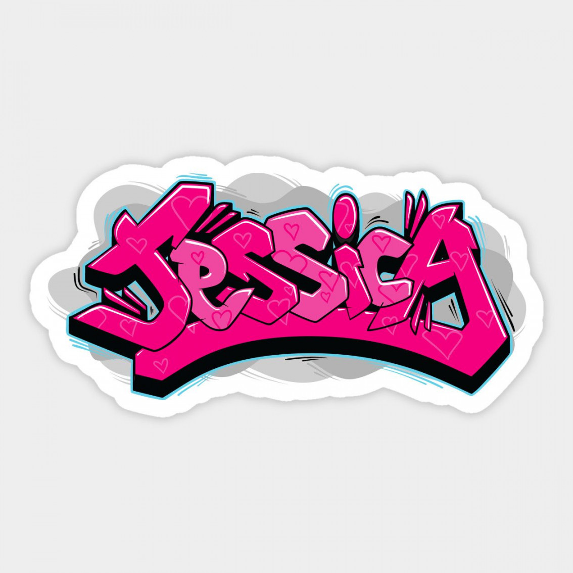 Jessica graffiti name by yournamegraffiti in   Graffiti names