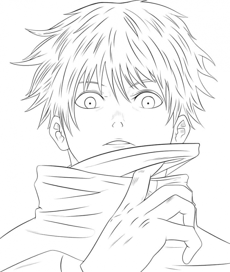 Jujutsu Kaisen Coloring Pages Printable for Free Download