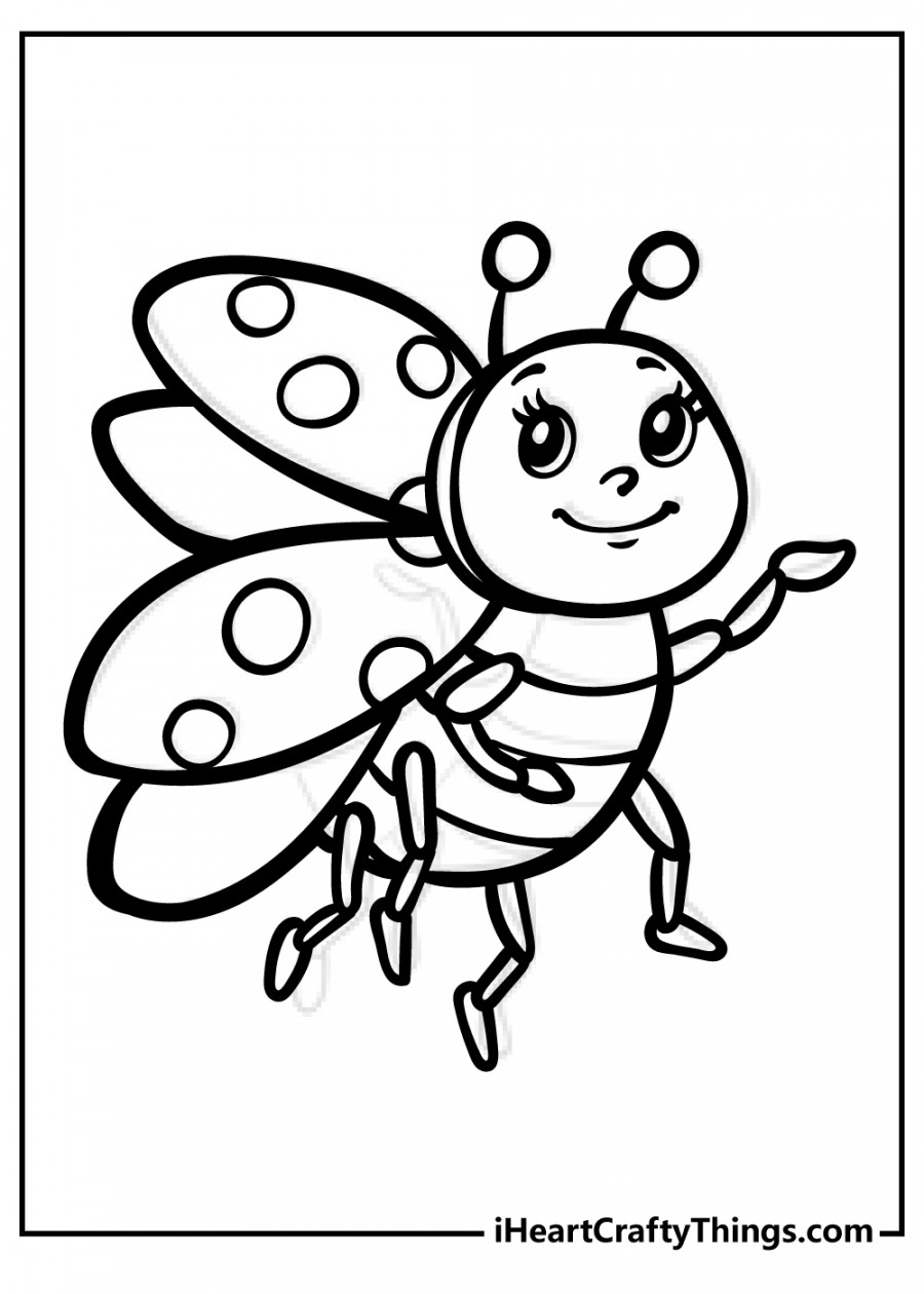 Ladybug Coloring Pages (% Free Printables)