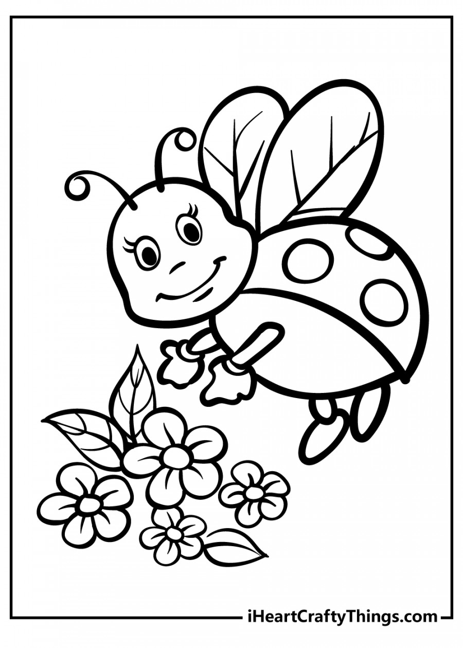 Ladybug Coloring Pages (% Free Printables)