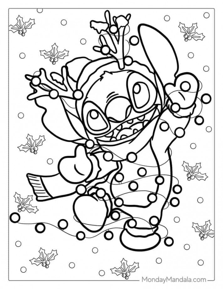 Lilo & Stitch Coloring Pages (Free PDF Printables)