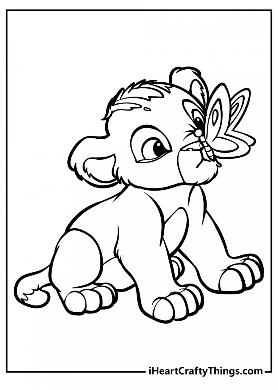 Lion King Coloring Pages (% Free Printables)