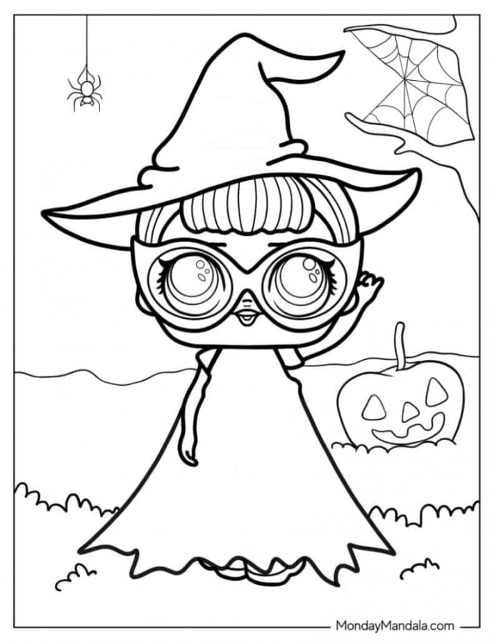 LOL Surprise Coloring Pages (Free PDF Printables)