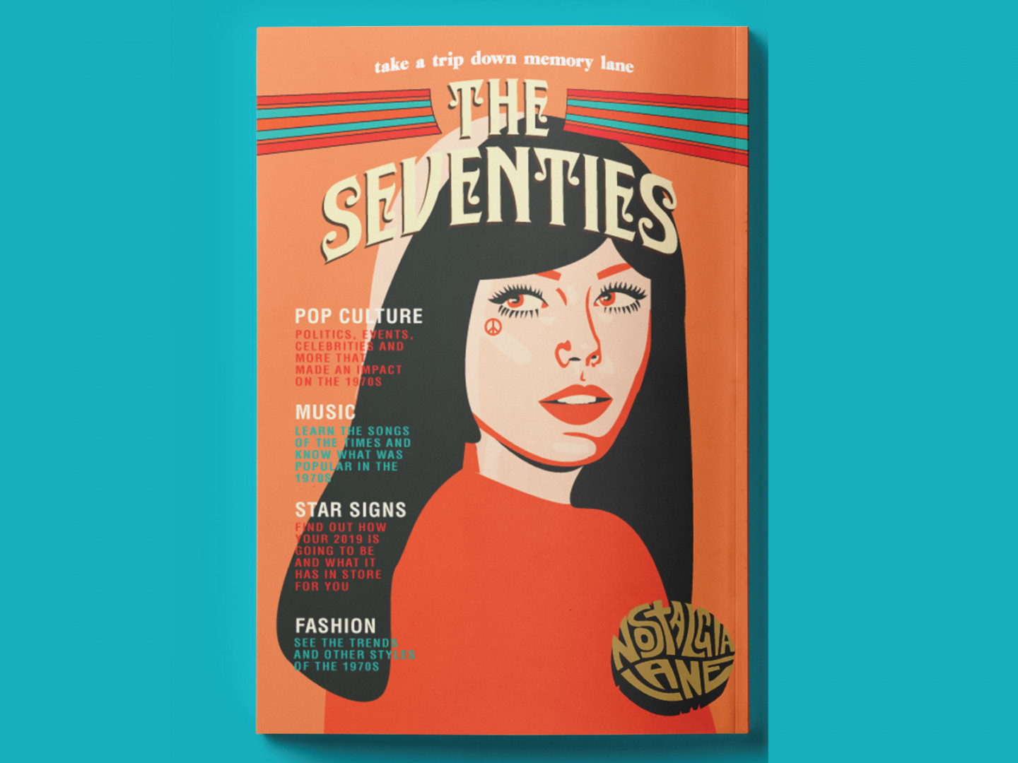 Magazine Cover -  by Sarah Fisk on Dribbble