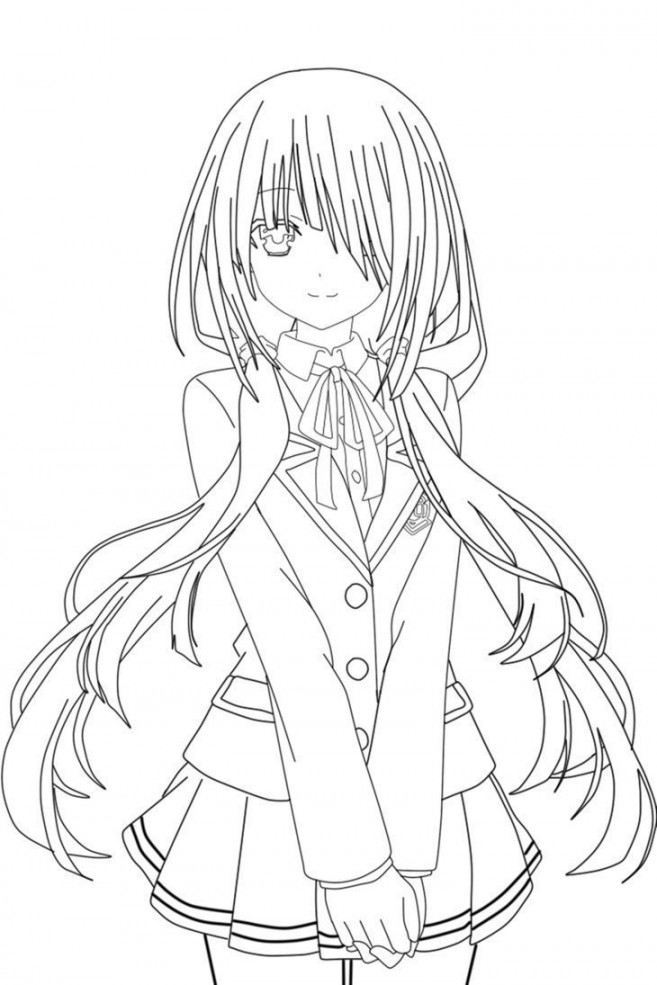 magical girl coloring pages - Google Search  Sketsa, Sketsa anime