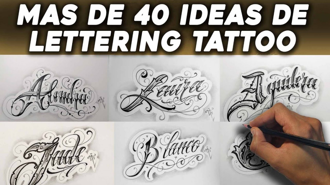 Más de  IDEAS PARA TATUAR LETTERING 🤩 LETTERING TATTOO IDEAS # - Nosfe  Ink tatuajes de letras