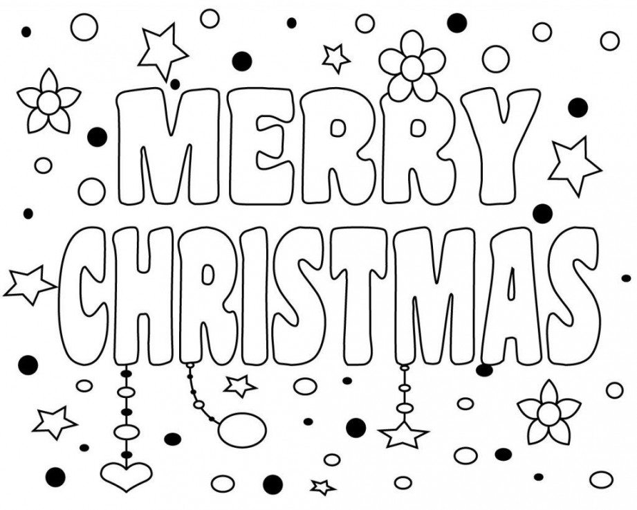 Merry Christmas Coloring Pages  Merry christmas coloring pages