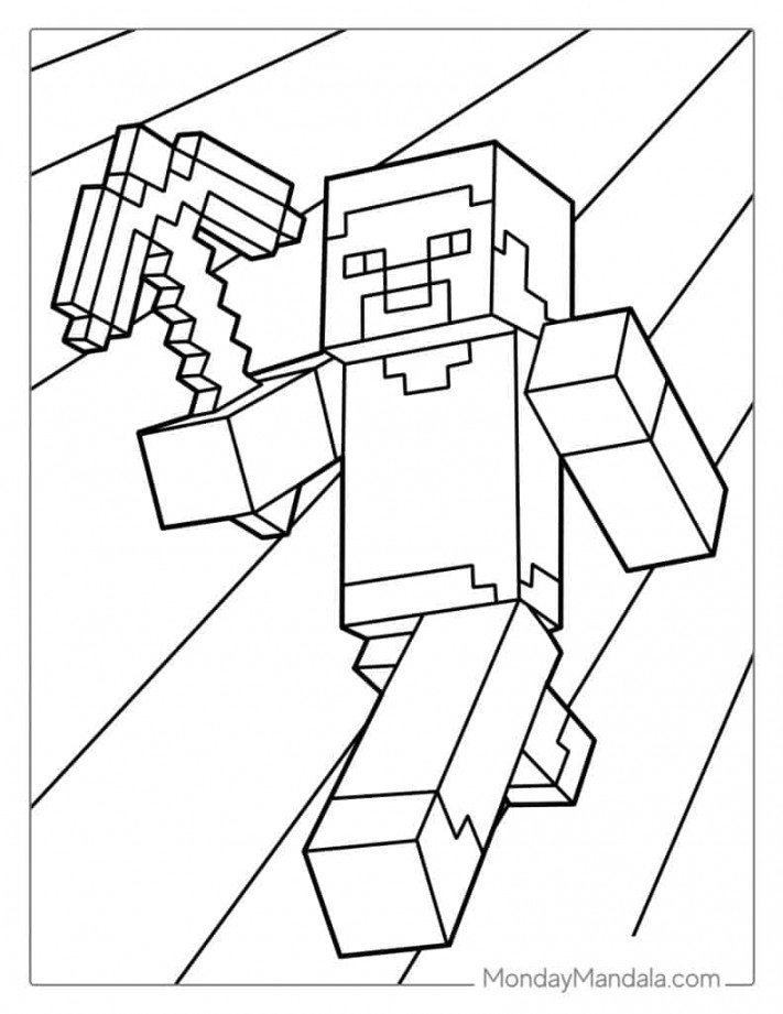 Minecraft Coloring Pages (Free PDF Printables)