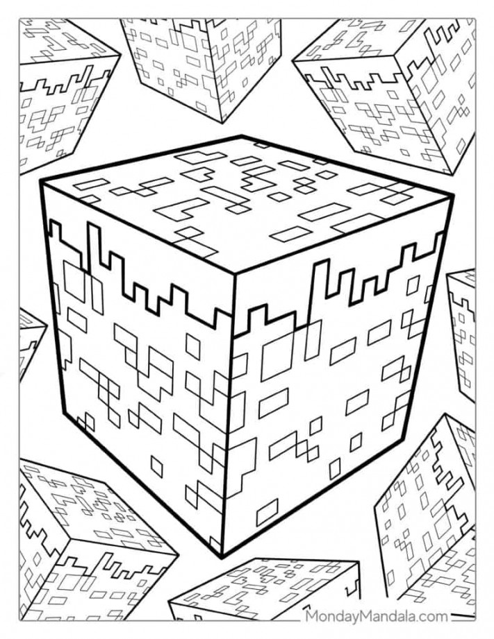 Minecraft Coloring Pages (Free PDF Printables)