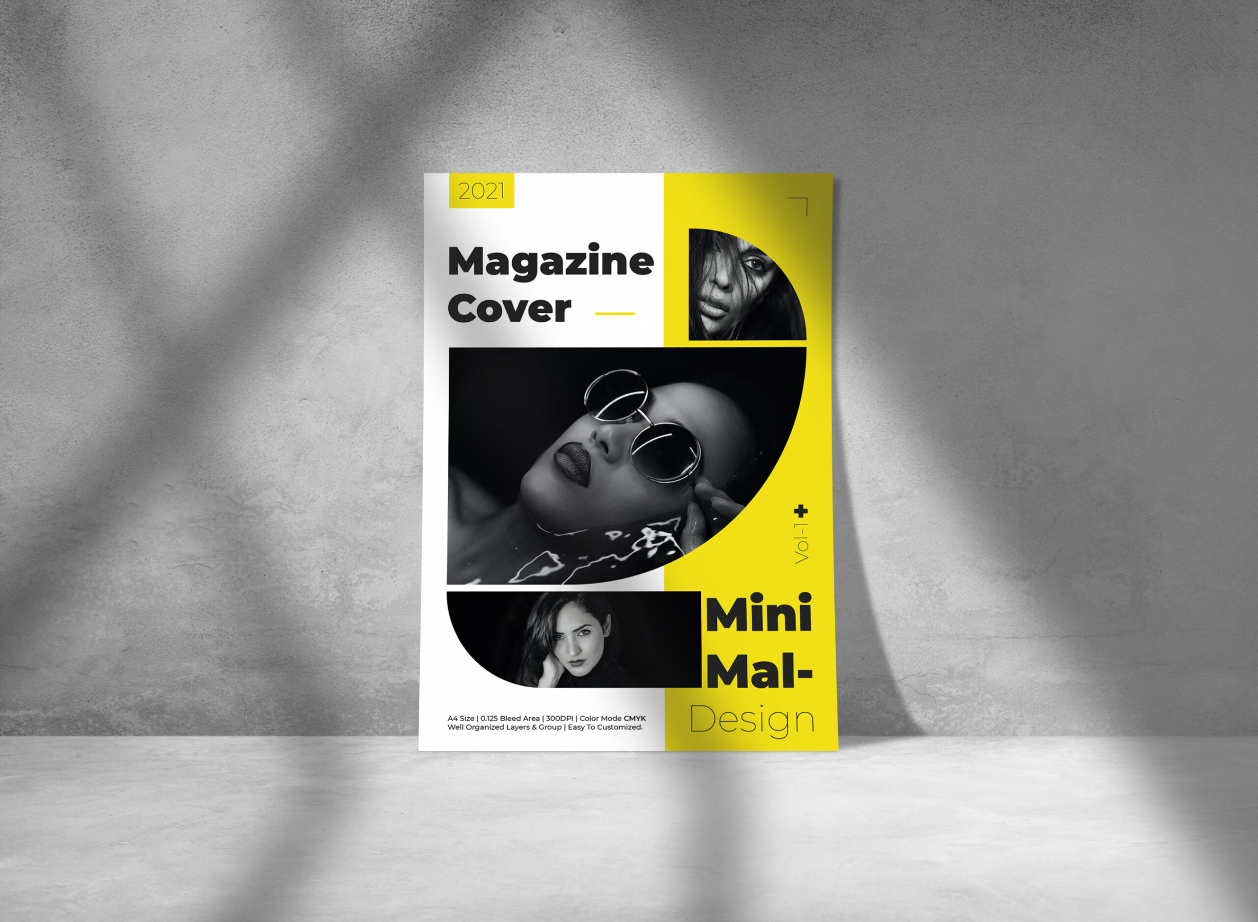 Minimalist Magazine Cover Page Design auf Behance