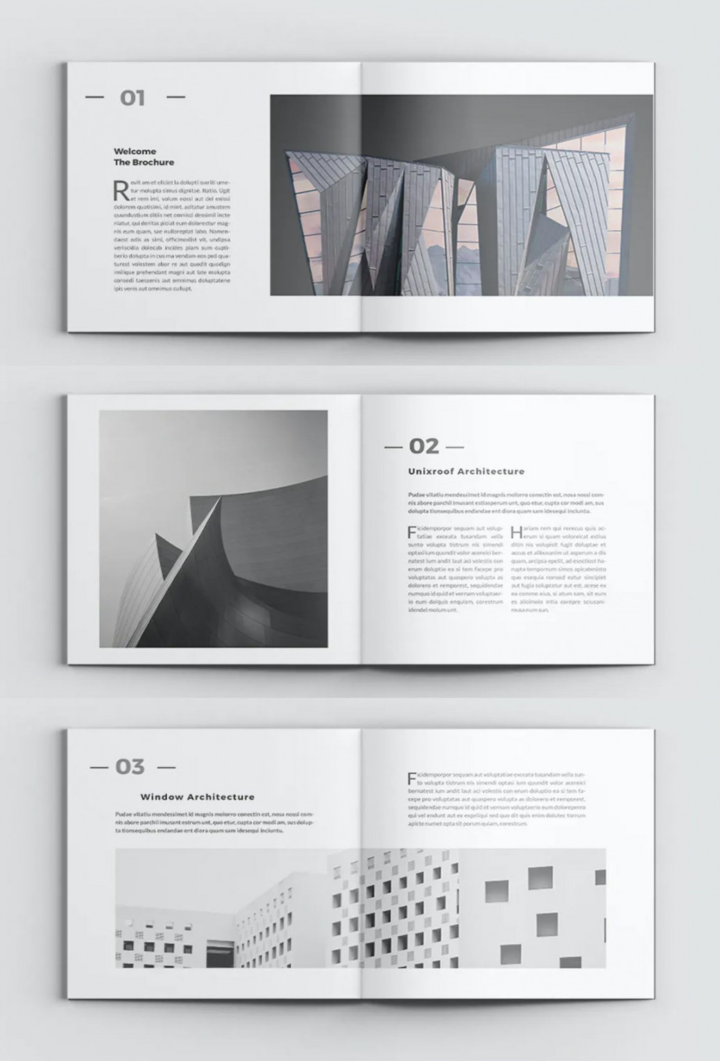 Modern Architecture Brochure Template InDesign  Architecture