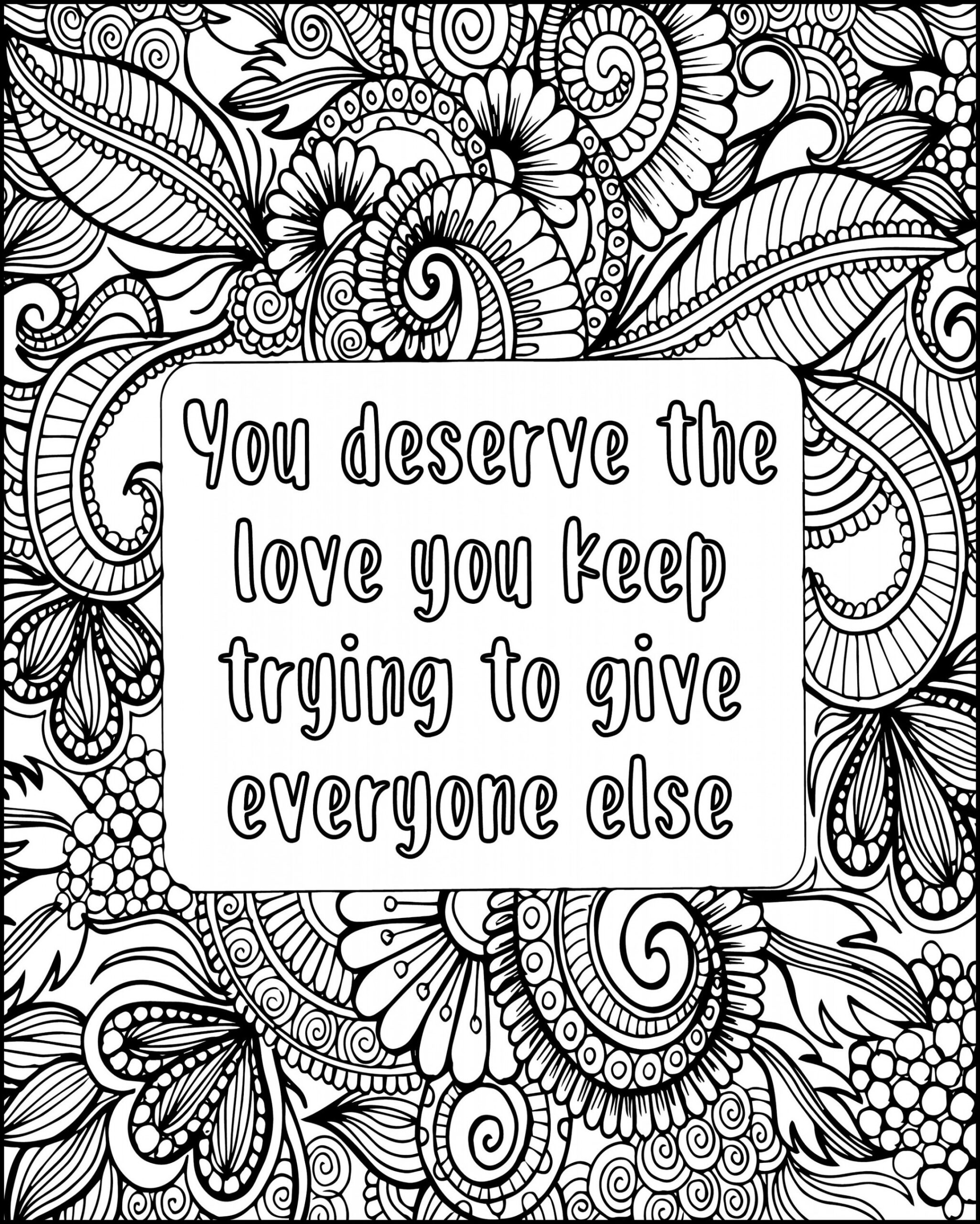 Motivierende Inspirational Quotes Adult Coloring Pages Bundle