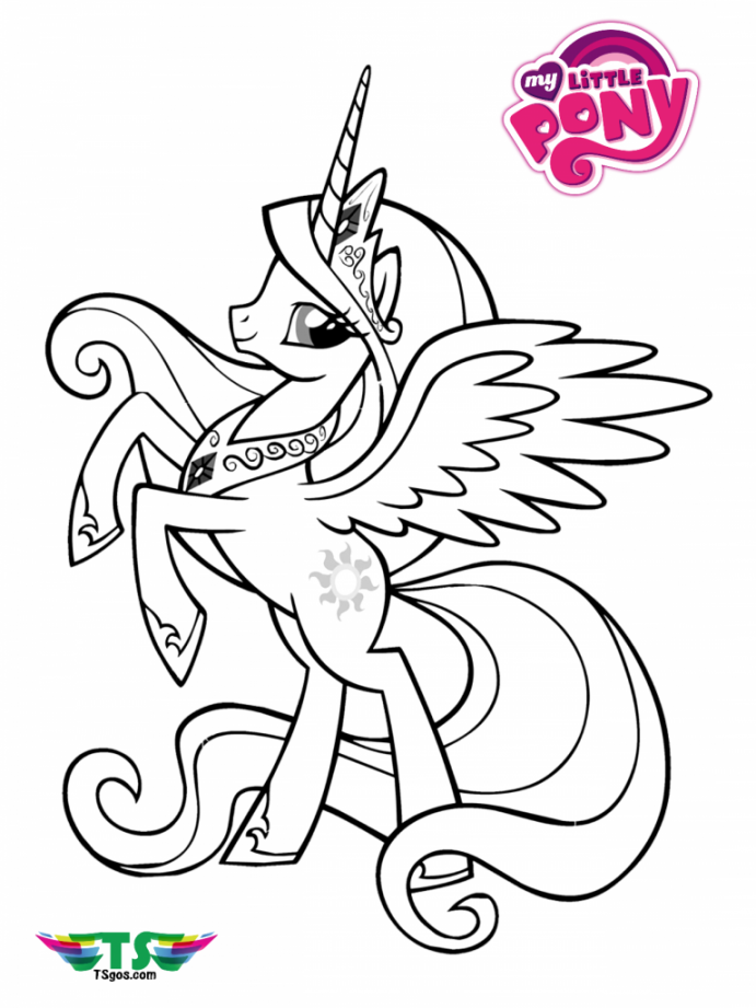 My Little Pony Unicorn coloring page  My little pony unicorn