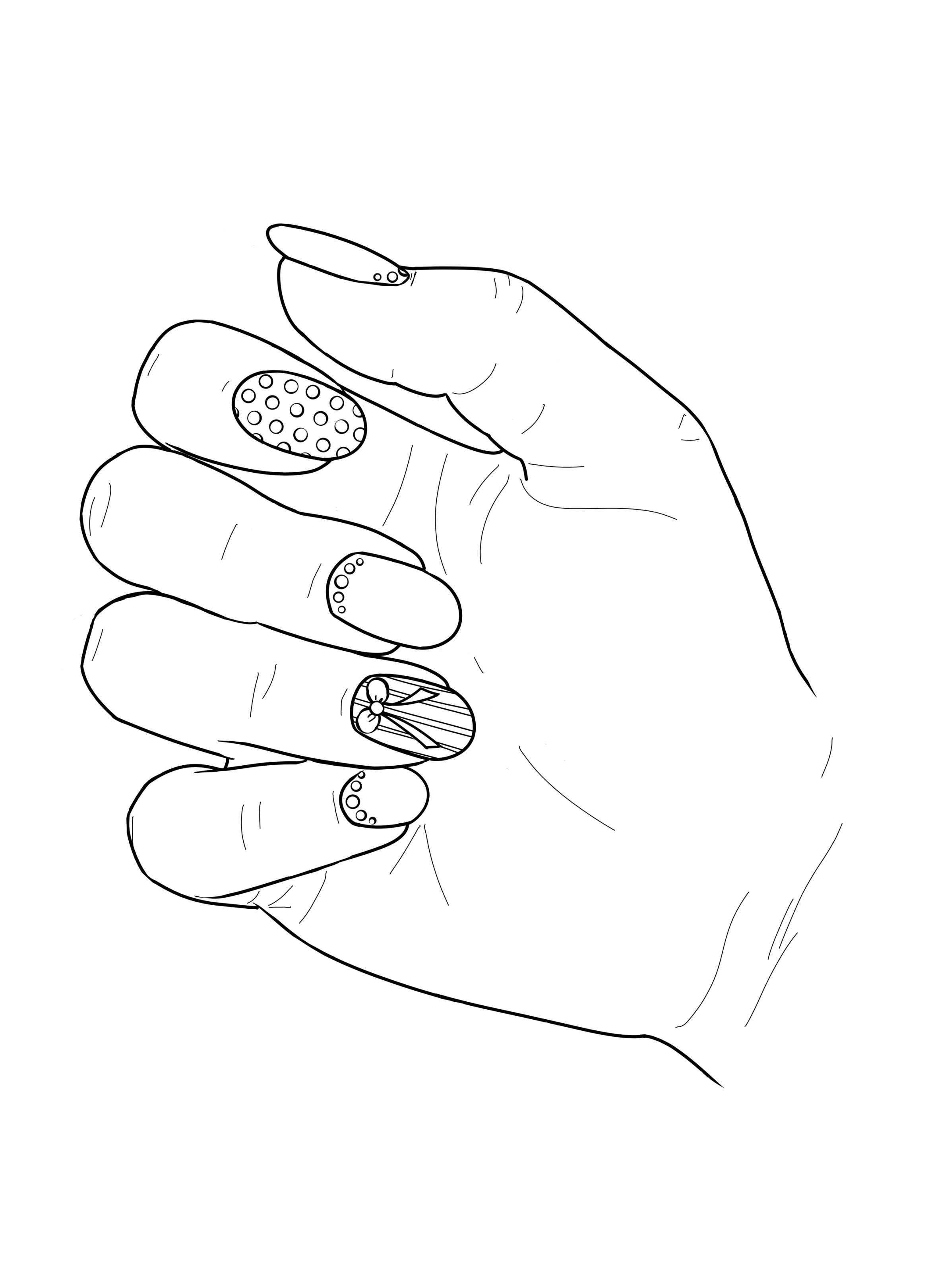 Nail Art Adult Coloring Book:  Nail Art Designs Adult Coloring