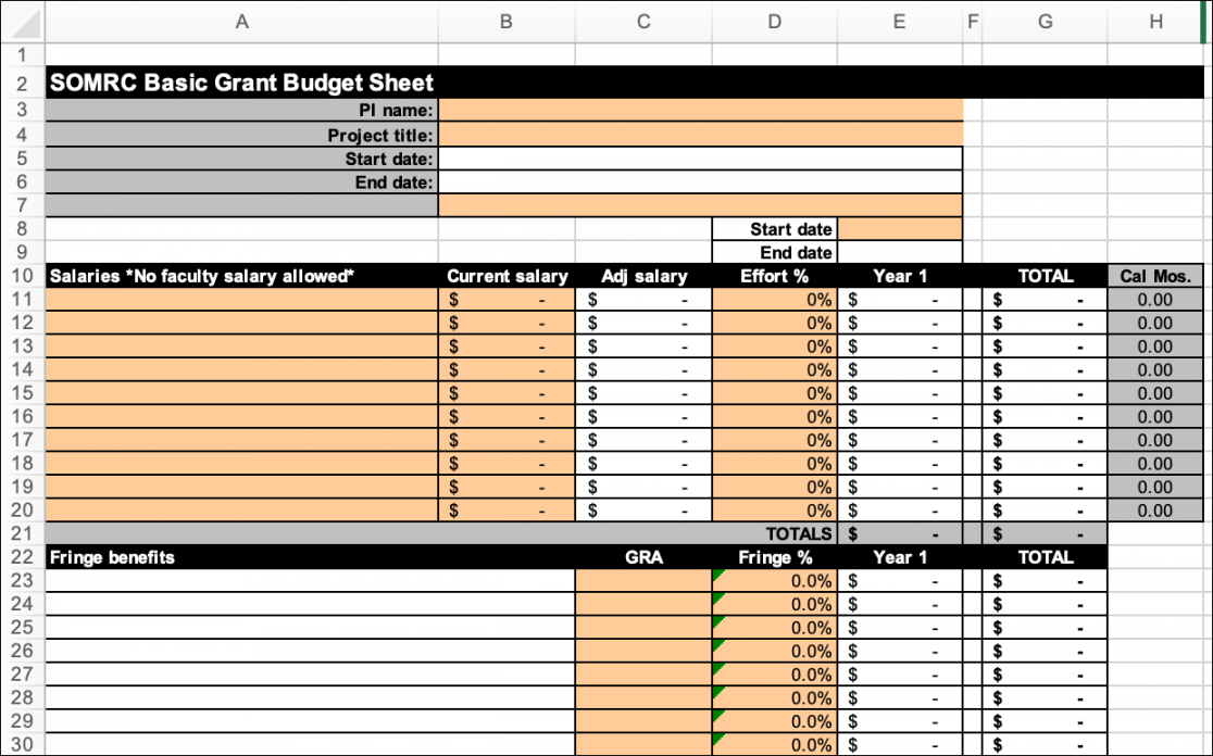 Nonprofit Budget Template ( Free Templates)