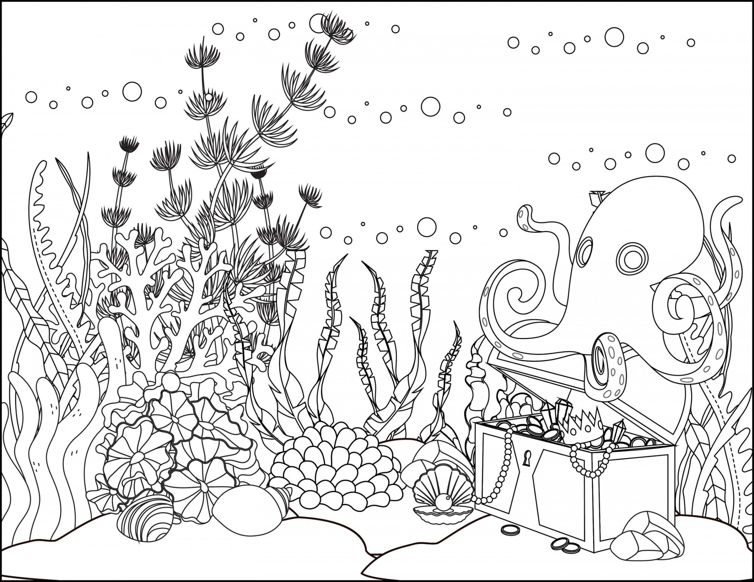 Ocean Coloring Pages - Etsy