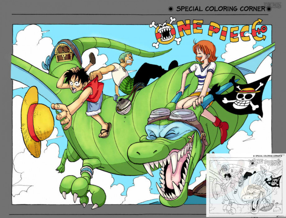 One Piece Coloring Corner by KnerdyKnitsSundries on DeviantArt