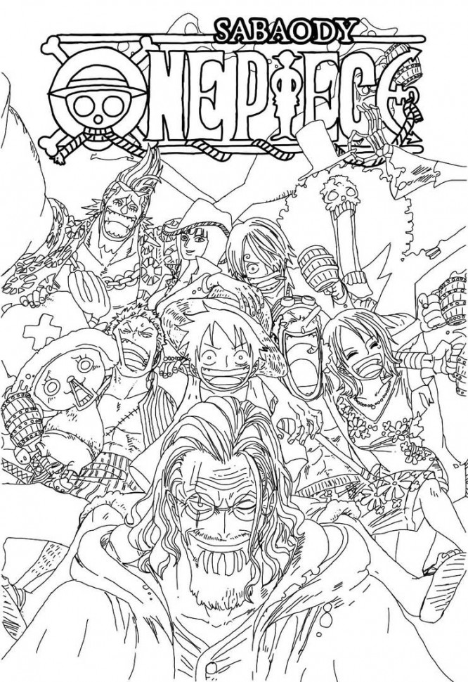 One Piece Coloring Pages  by coloringpageswk on DeviantArt