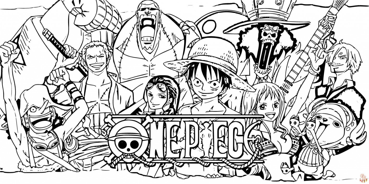 One Piece Coloring Pages: Printable, Free, and Easy