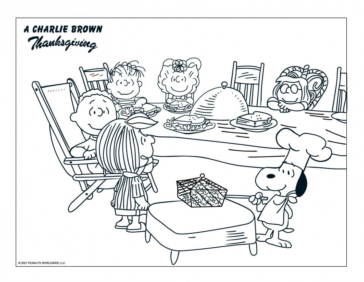 Peanuts Coloring Sheets  Peanuts