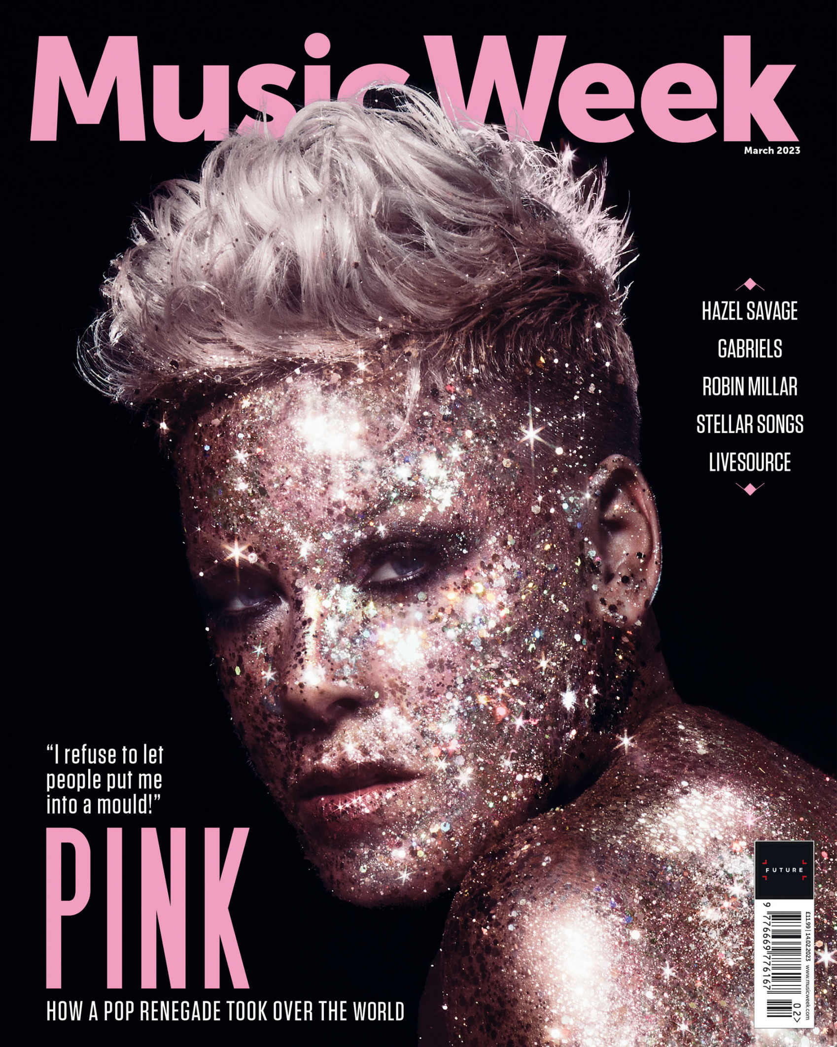 Pink covers the March edition of Music Week