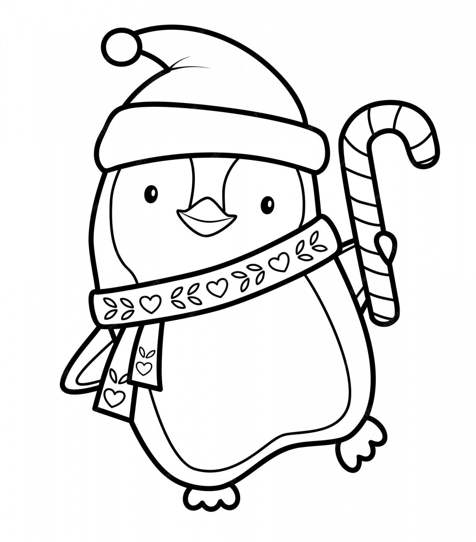 Premium Vector  Christmas coloring book or page for kids